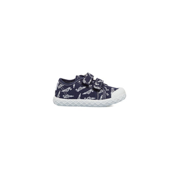 Sneakers primi passi da bambino blu con stampe bianche, Brand, SKU k243000091, Immagine 0